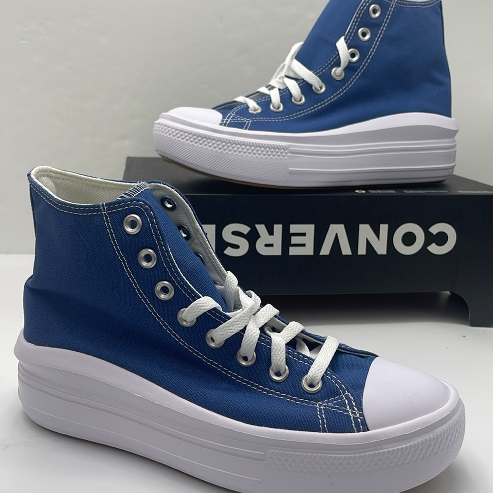 Converse WMNS High-Top Platform Sneakers A09395C
CTAS MOVE HI
ARMOR BLUE/WHITE - Picture 15 of 16
